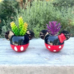 Disney 2pc Indoor/Outdoor Ceramic Mickey And Minnie Mouse Classic Succulent Set 15 Disney 2pc Indoor/Outdoor Ceramic Mickey And Minnie Mouse Classic Succulent Set -Garden & Outdoors GUEST ef150bee 509b 4286 b14e a8db8d0bd1e6