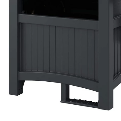 Suncast Hideaway 100' Capacity Resin Garden Hose Reel For 5/8" Hoses With Stay-Up Lid & Crank Handle For Hassle-free Outdoor Storage, Cyberspace 4 Suncast Hideaway 100' Capacity Resin Garden Hose Reel For 5/8" Hoses With Stay-Up Lid & Crank Handle For Hassle-free Outdoor Storage, Cyberspace - Image 4