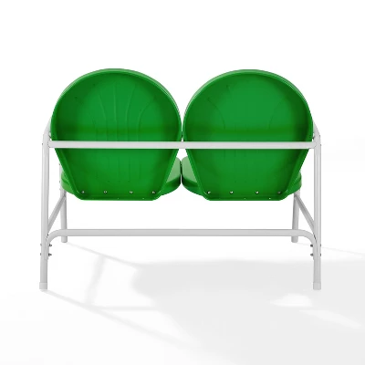 Griffith Outdoor Loveseat - Kelly Green - Crosley 8 Griffith Outdoor Loveseat - Kelly Green - Crosley - Image 8