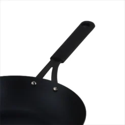 OXO 12" Steel Open Wok With Silicone Sleeve Black -Garden & Outdoors GUEST f35bb56b a4f8 4f40 8d7f a6d3d0344da3