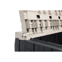 Toomax Stora Way All-Weather Outdoor Horizontal 4.25' X 2.5' Storage Shed Cabinet For Trash Cans, Garden Tools, And Yard Equipment, Taupe Gray/Brown -Garden & Outdoors GUEST f36191e2 2709 4bf1 8045 77c94990c4f6