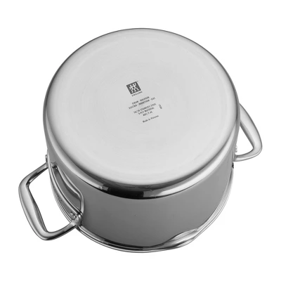ZWILLING Clad CFX 8-qt Stainless Steel Ceramic Nonstick Stock Pot 2 ZWILLING Clad CFX 8-qt Stainless Steel Ceramic Nonstick Stock Pot - Image 2