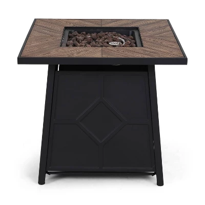 28" Outdoor Gas Fire Pit Table - Captiva Designs 2 28" Outdoor Gas Fire Pit Table - Captiva Designs - Image 2