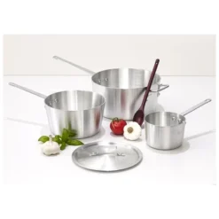 Winco Tapered Sauce Pan, Aluminum -Garden & Outdoors GUEST f9e356da 5493 41ae 8bd8 c651767abfd4