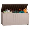 Novel 90 Gallon Outdoor Storage Box - Beige/Brown - Keter