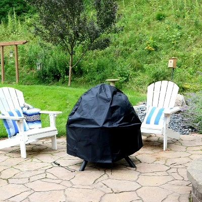 Sunnydaze Decor Sunnydaze Outdoor Portable Camping Or Backyard Flaming Sphere Ball Fire Pit With Built-In Spark Screen - 30" - Black 8 Sunnydaze Decor Sunnydaze Outdoor Portable Camping Or Backyard Flaming Sphere Ball Fire Pit With Built-In Spark Screen - 30" - Black - Image 8